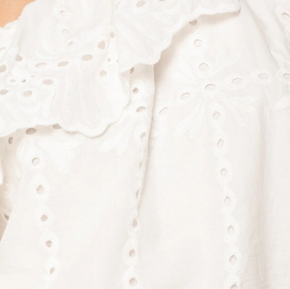 Moonbeam Eyelet One Shoulder Top Large - Picture 4 of 12